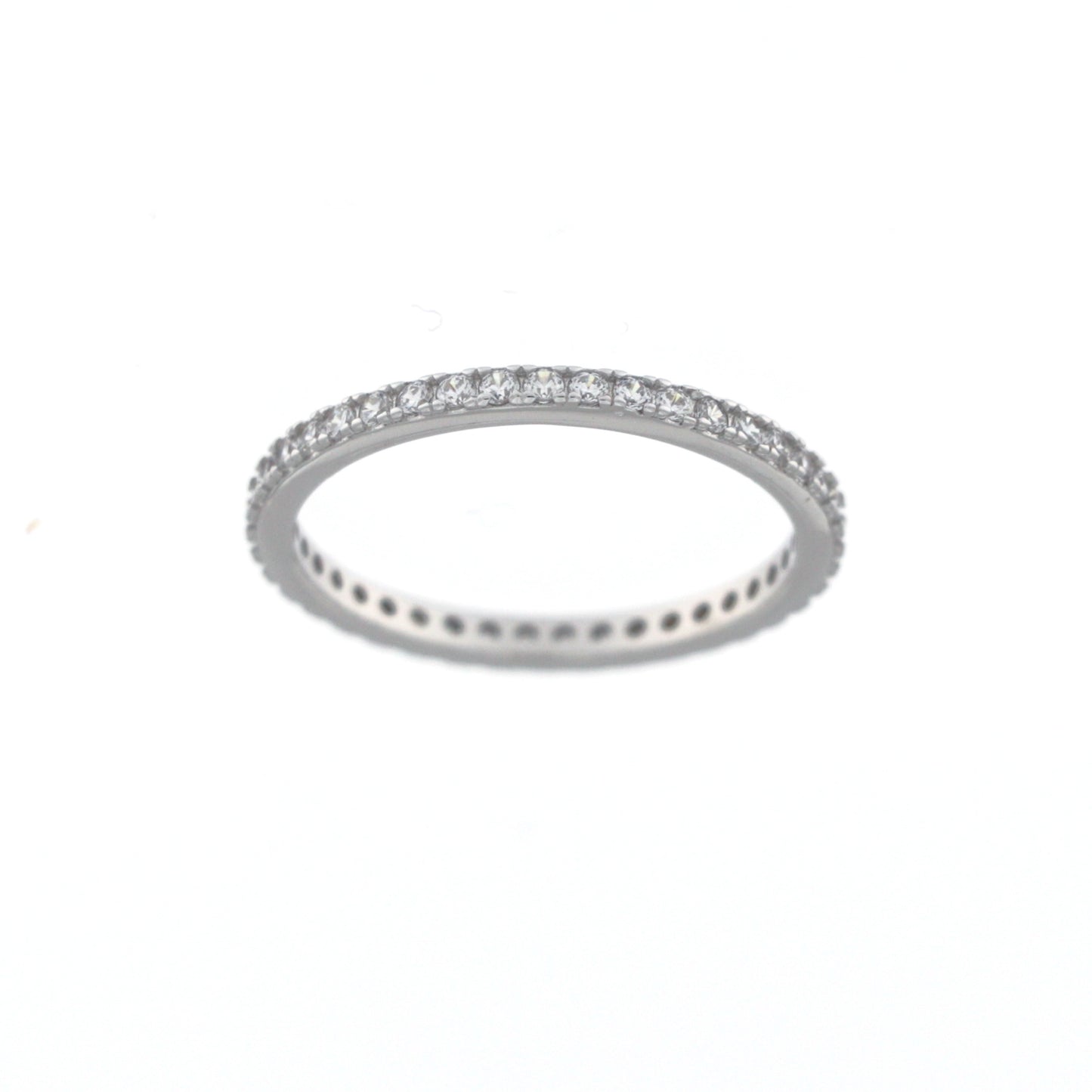 Anello Bianco in Argento 925 SOLE