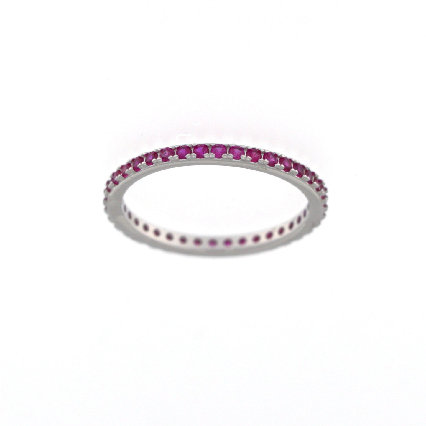 Anello Bianco in Argento 925 SOLE