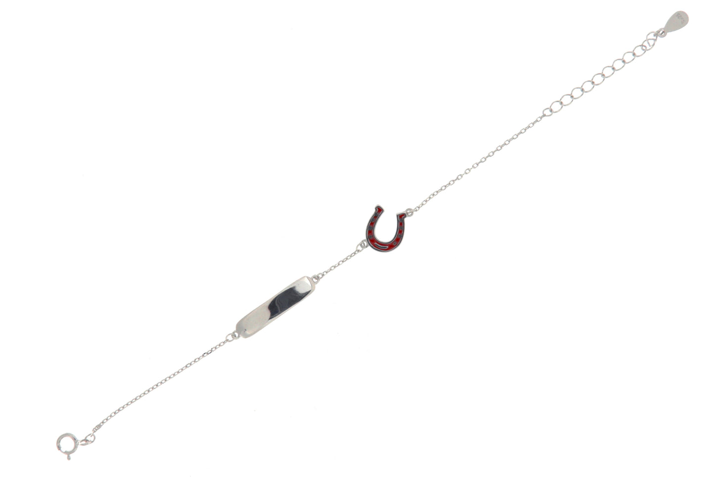 BRACCIALE ARGENTO FERRO DI CAVALLO BIMBO