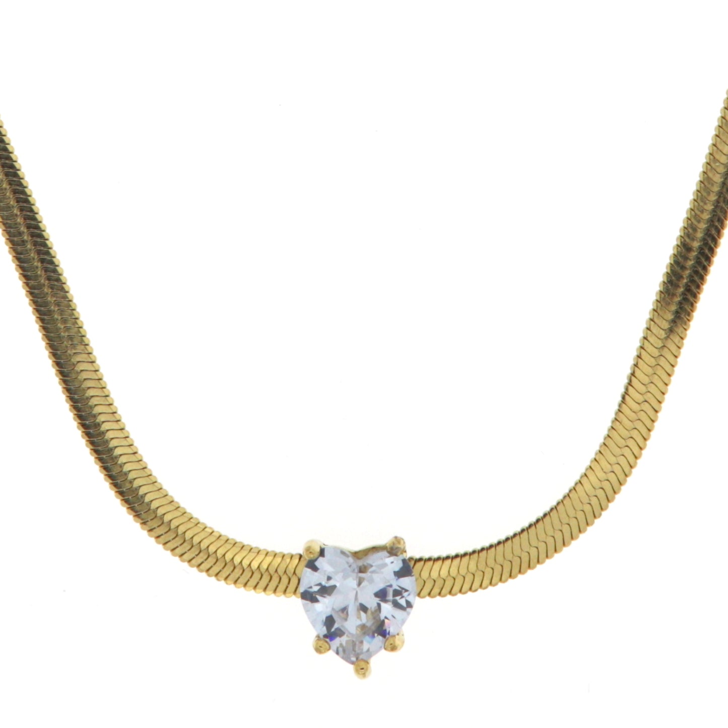 Collana Acc/Oro Zirc Bianco COLONIA