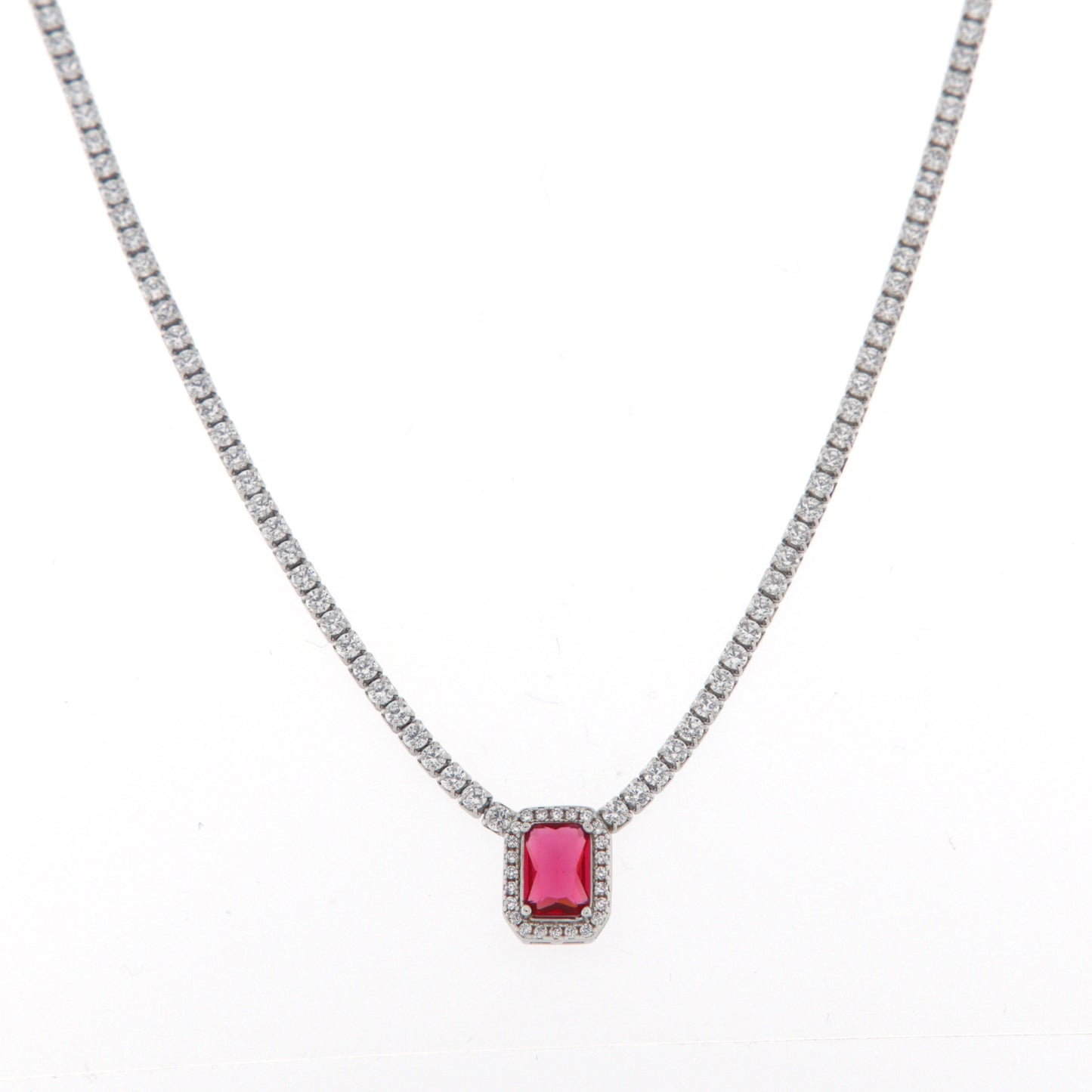 Collana Argento Rettangolare MAURA
