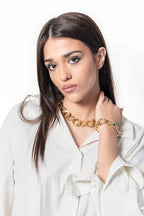 Collana Metallo Dorato SINFONIA