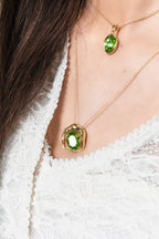 Collana Metallo Dorato e Pietra SINFONIA