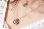 Collana Metallo Dorato e Pietra SINFONIA