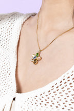 Collana Metallo Dorato e Zirconi SINFONIA