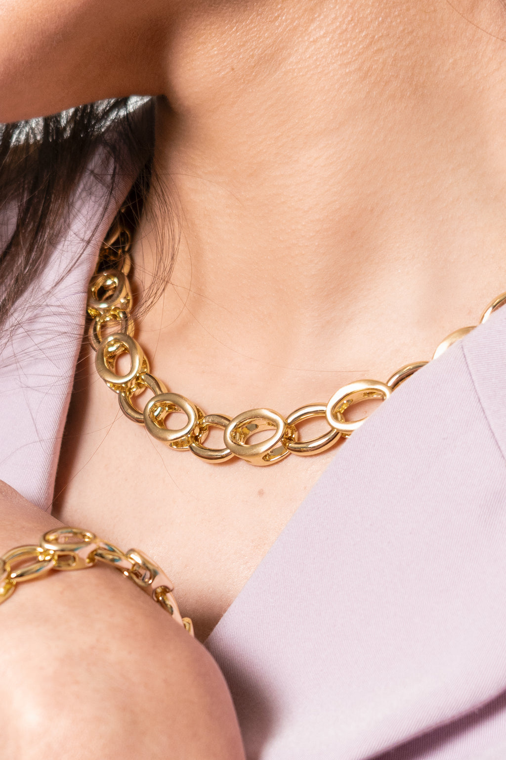 Collana Metallo Dorato SINFONIA