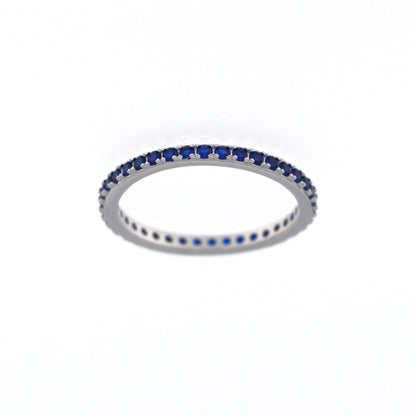 Anello Bianco in Argento 925 SOLE