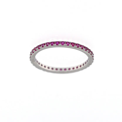 Anello Bianco in Argento 925 SOLE