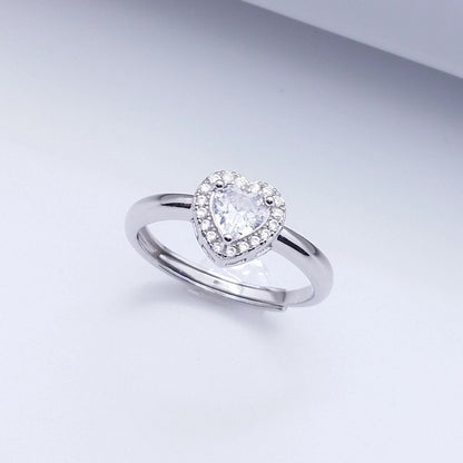 ANELLO ARGENTO CUORE VALENTINO