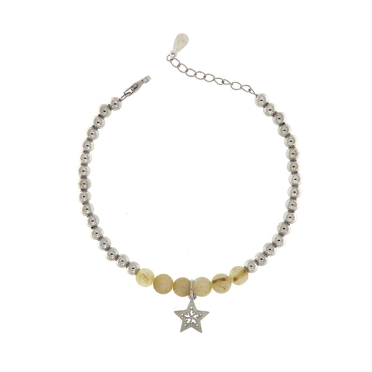 Bracciale Pietra/Argento Emily