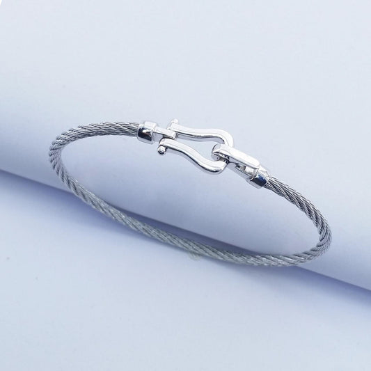 Bracciale Argento 925/Acciaio HERMES
