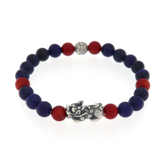 Bracciale in pietra e argento 925 PIXIU