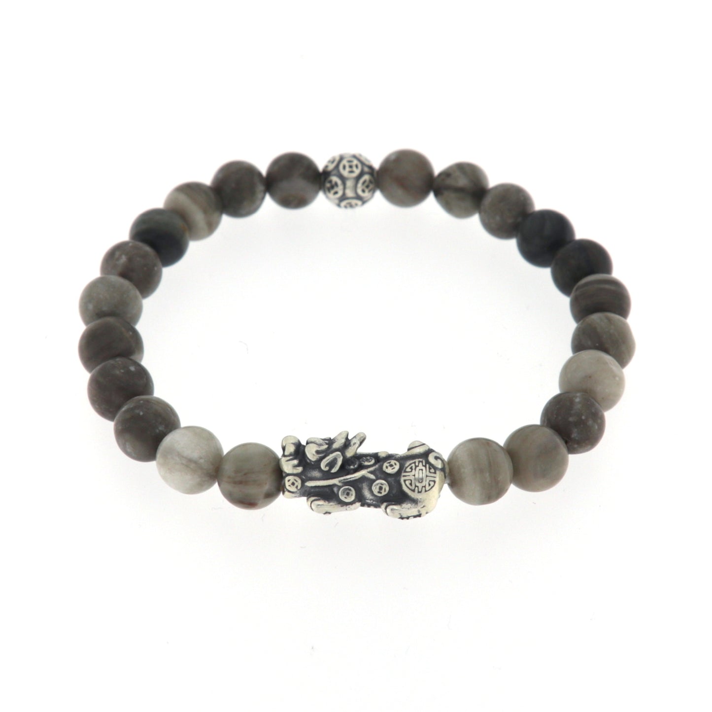 Bracciale in pietra e argento 925 PIXIU