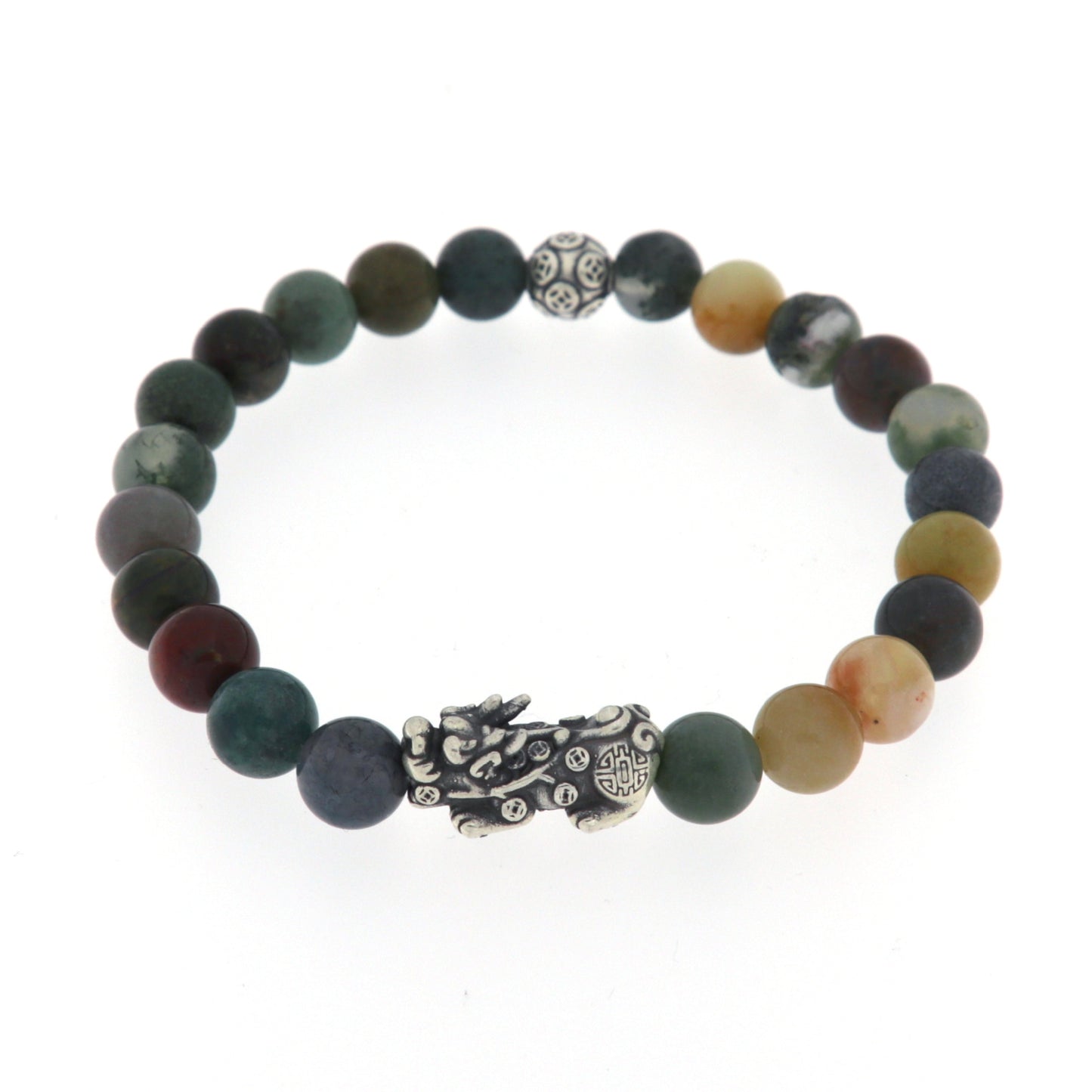 Bracciale in pietra e argento 925 PIXIU