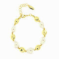 Bracciale Perle e Metallo Dorato SINFONIA
