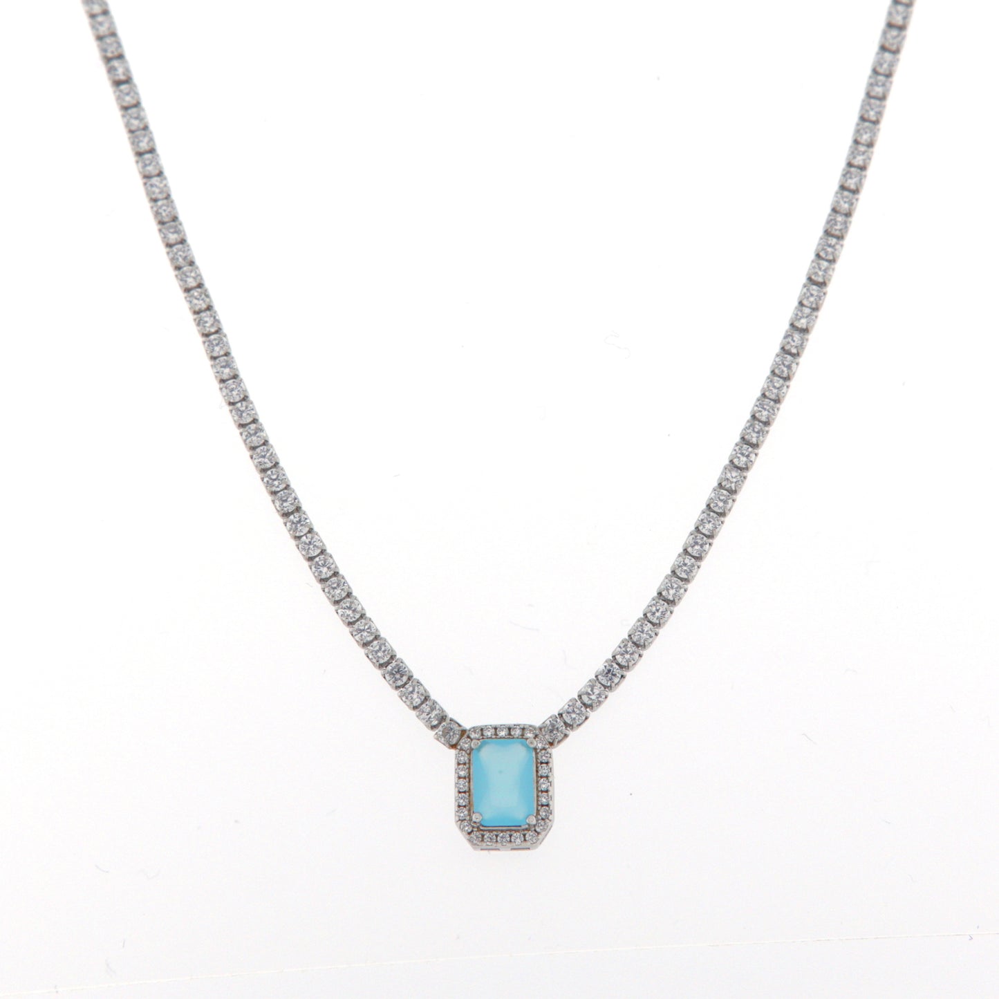 Collana Argento Rettangolare MAURA