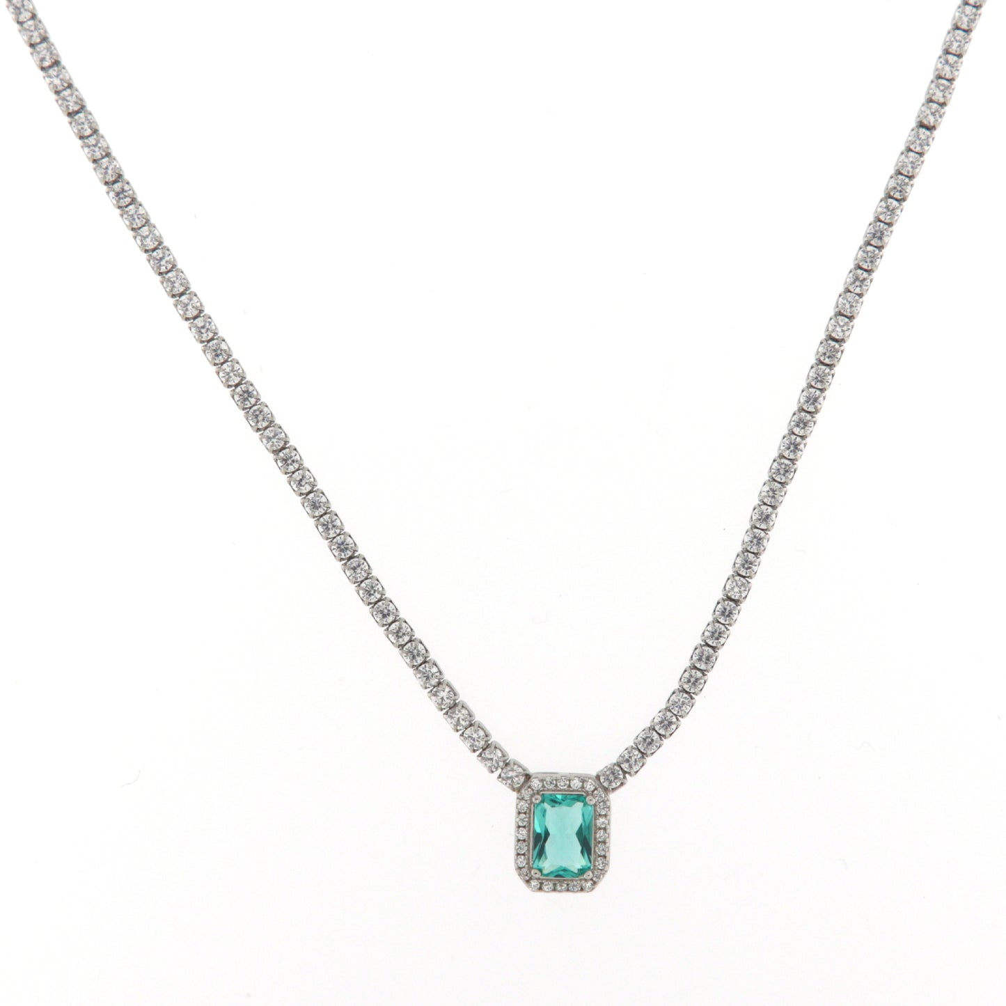 Collana Argento Rettangolare MAURA
