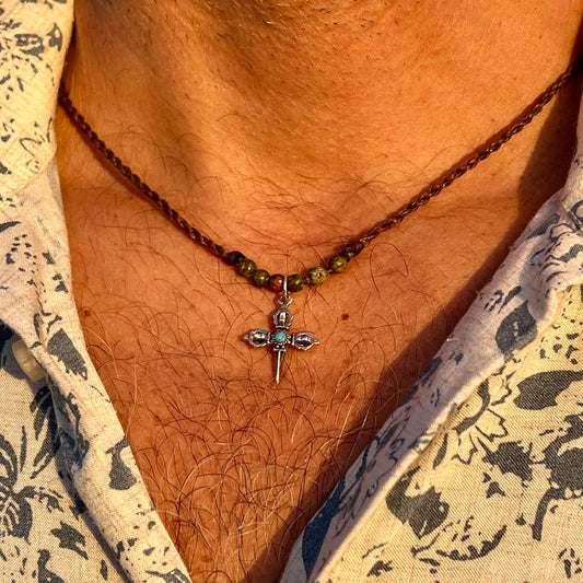 Collana Argento e pietre semipreziose ORN