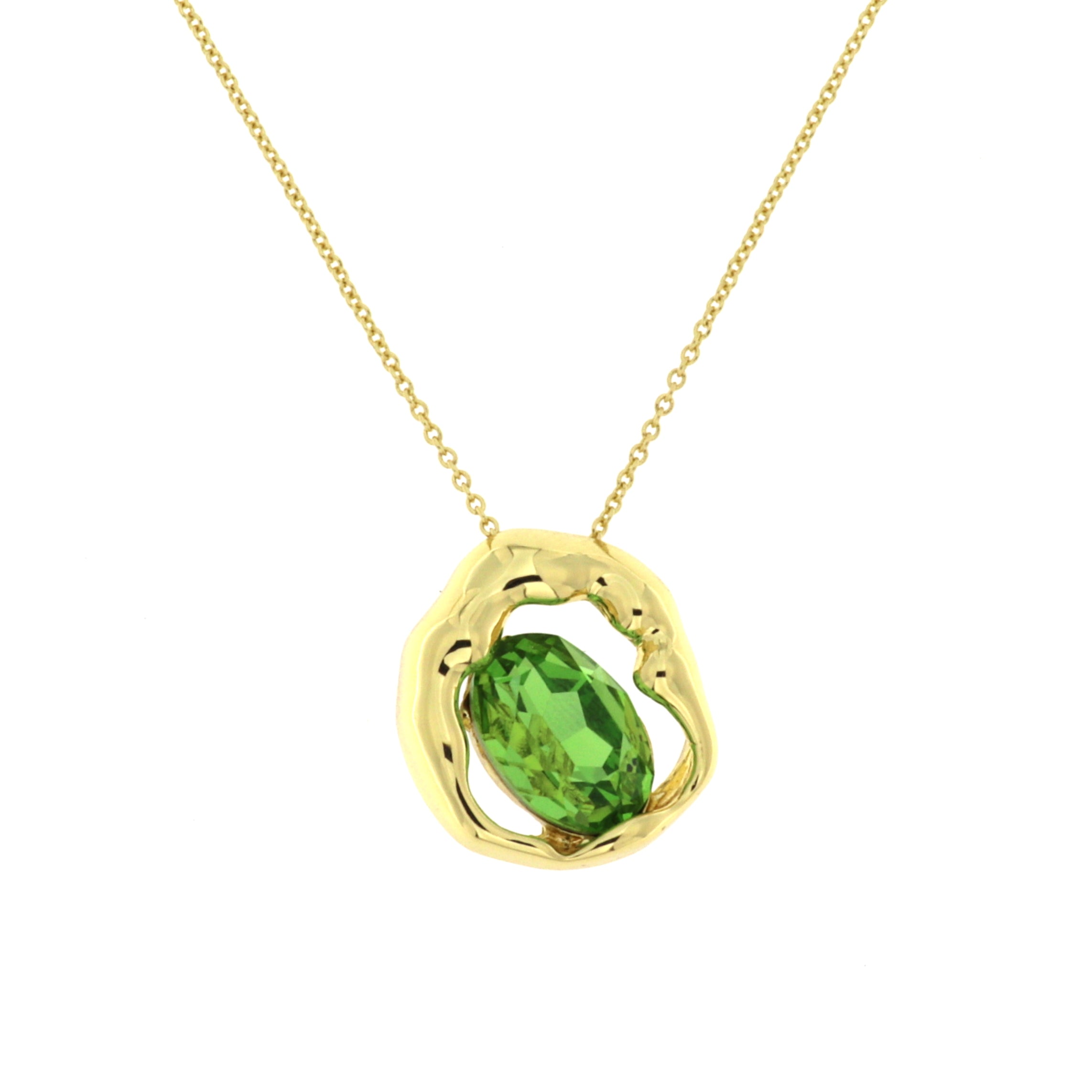 Collana Metallo Dorato e Pietra SINFONIA