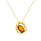 Collana Metallo Dorato e Pietra SINFONIA