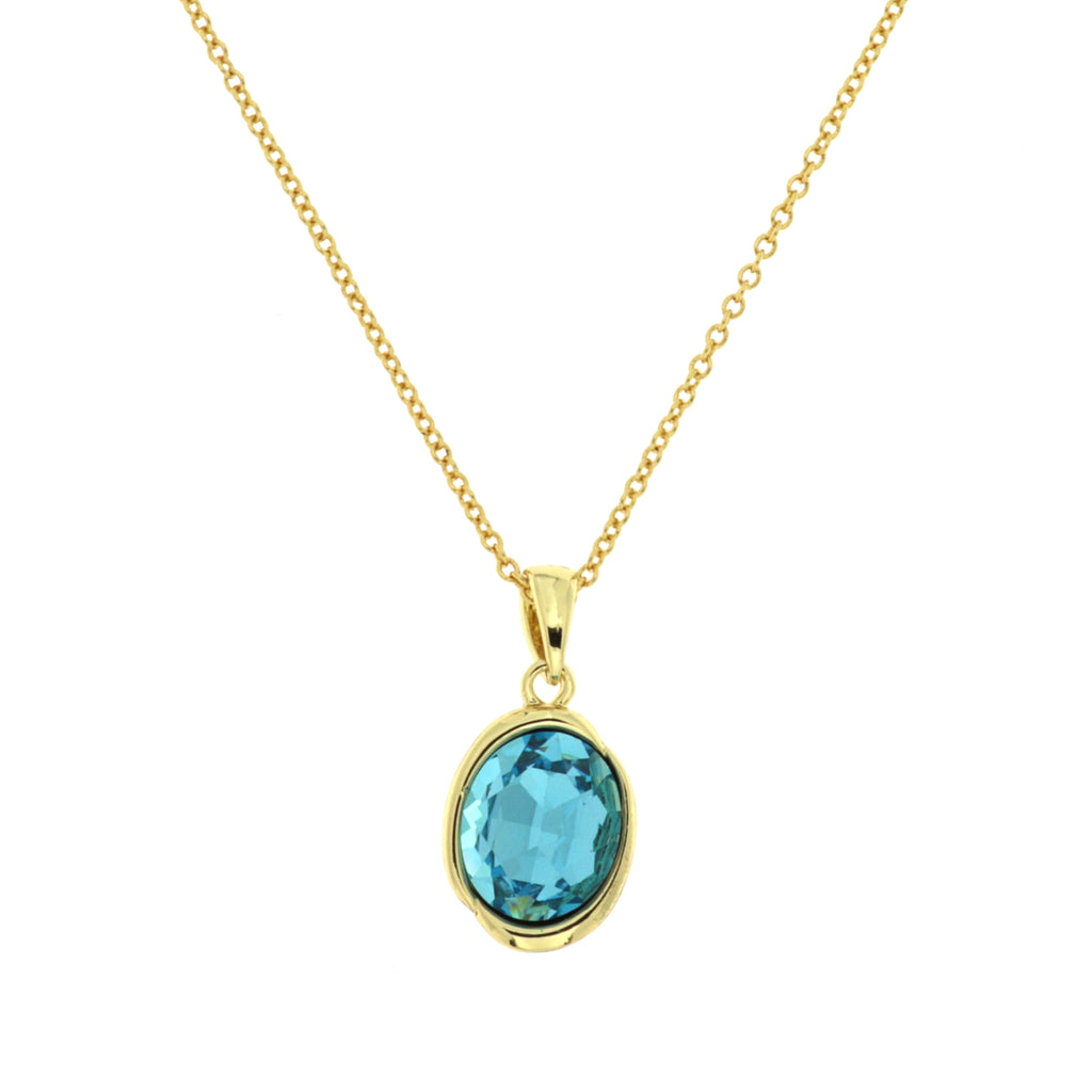 Collana Metallo Dorato e Pietra SINFONIA