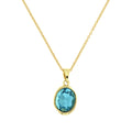 Collana Metallo Dorato e Pietra SINFONIA