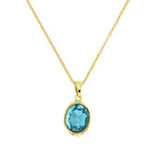 Collana Metallo Dorato e Pietra SINFONIA