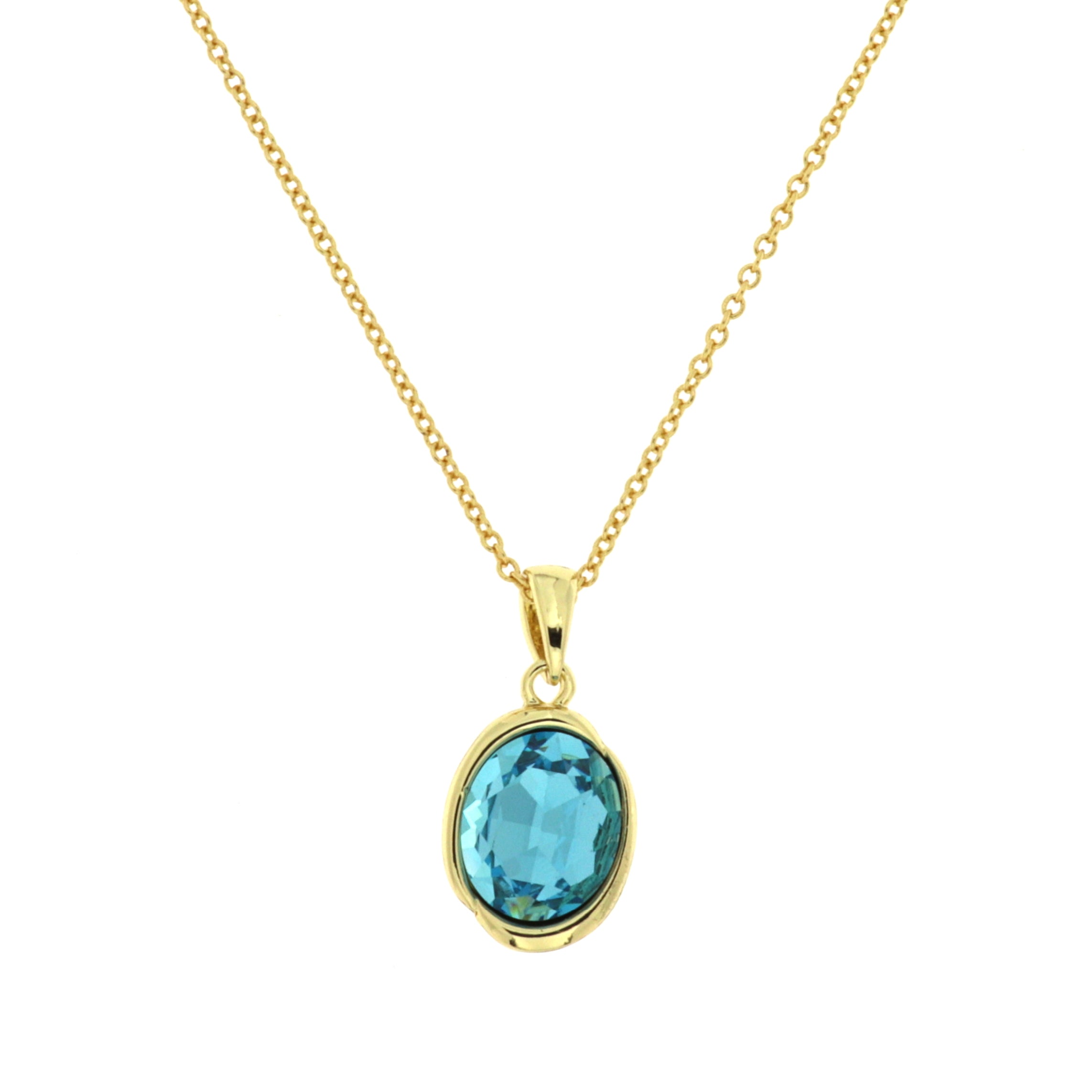 Collana Metallo Dorato e Pietra SINFONIA