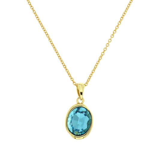 Collana Metallo Dorato e Pietra SINFONIA