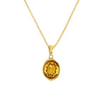 Collana Metallo Dorato e Pietra SINFONIA